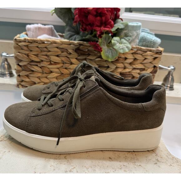 Clarks Ultimate Comfort Cushion Feel 10M Lace Up Suede Leather Shoes Brown - Picture 7 of 9